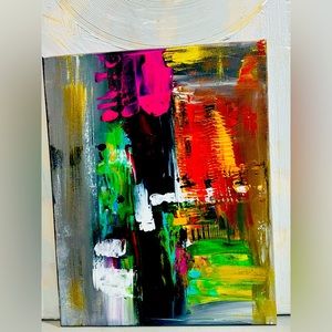 HUGE SALE ! 16x20 Acrylic hand painted by Doka Art.